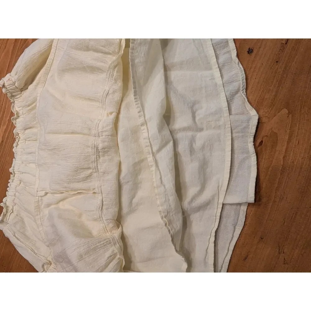 Gap Teen Light Yellow Skirt, Lined, Girl's Size 12, Elastic Waist, LN